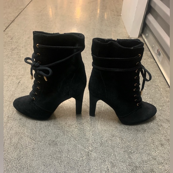 Leather Black Boot Heels - Picture 8 of 16